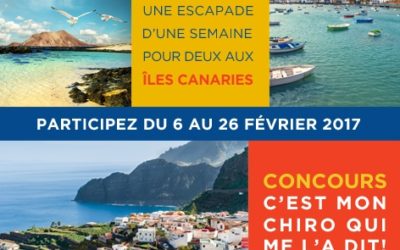 CONCOURS « C’EST MON CHIRO QUI ME L’A DIT » Semaine #3